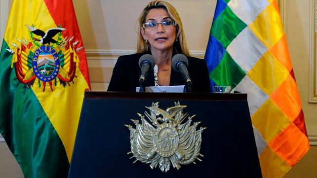 Protestas por la condena a Jeanine Áñez en Bolivia&nbsp;