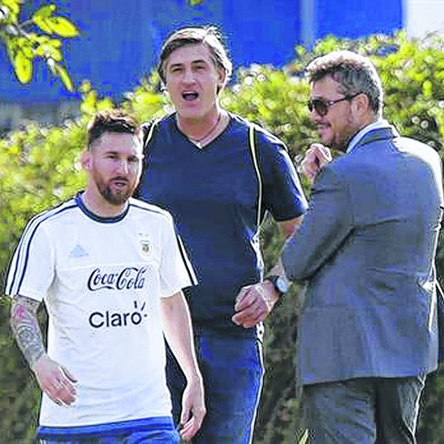 Cara a cara. Messi recibirá la visita de Tinelli
