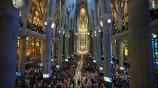 El Papa conmemoró la muerte de Gaudí con una misa en la Sagrada Familia