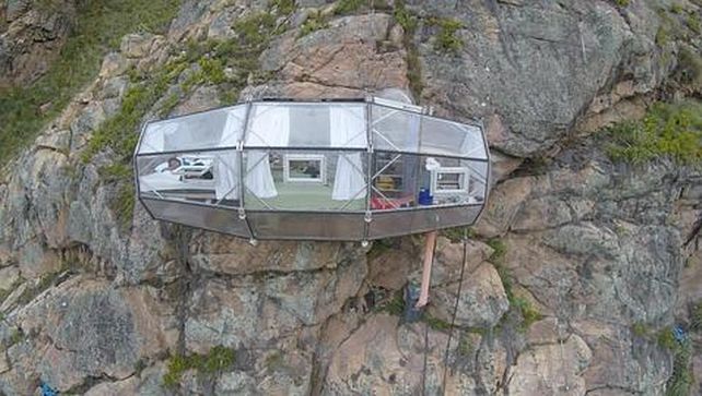 La montaña es el techo de esta habitación: Skylodge Adventure Suites