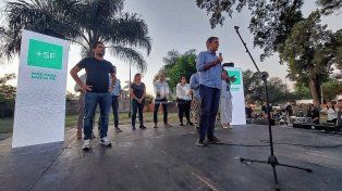 Emilio Jatón presentó la lista Más para Santa Fe, por la que compiten Mariano Granato en el Senado y Lucas Simoniello en el Concejo.&nbsp;