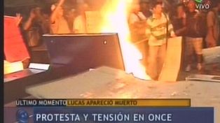 Esta noche se registraron incidentes en la estaci&oacute;n de ferrocarril de Once