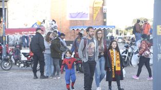El fuerte movimiento de este viernes a la tarde.