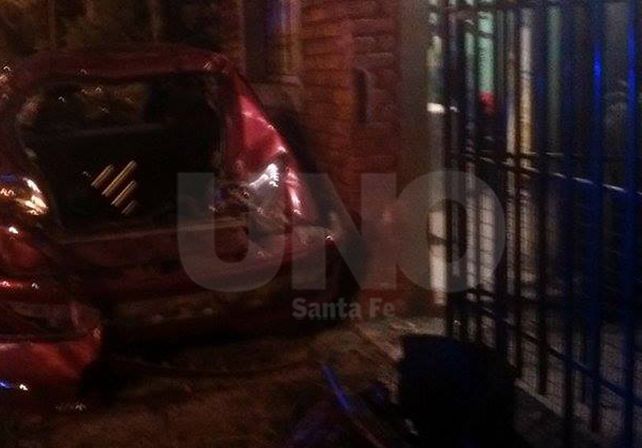 Foto del accidente enviada a este medio por Celeste