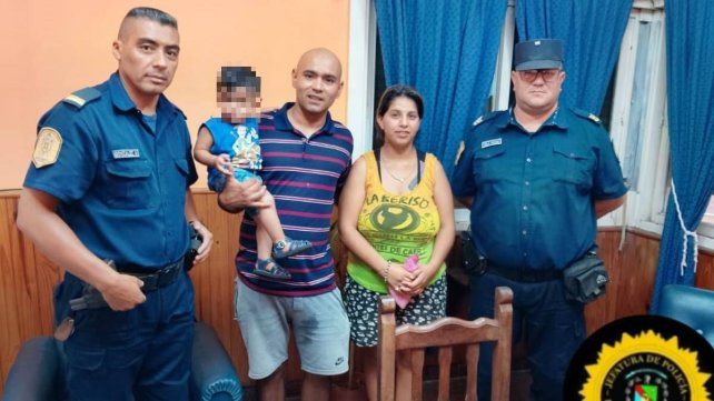 Policías de Concordia salvan la vida de un bebé de un año