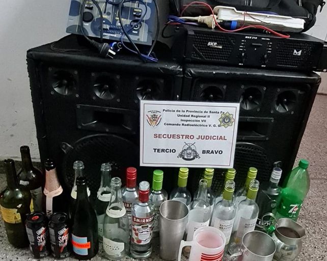 Más de 90 demorados por una fiesta clandestina en Villa Gobernador Gálvez