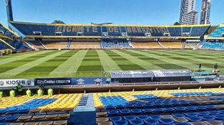 El Gigante espera. Los canallas debutan este lunes ante Lanús.