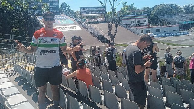 BMX: marche otro Mundial para Marcos Fuentes.