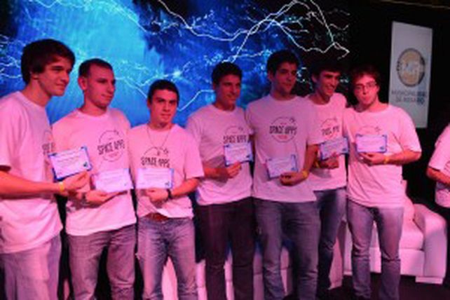 Talento local. El equipo GeoDrone fue uno de los seleccionado en Rosario y también en la instancia global.