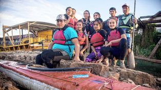 La bajante del Río Paraná y la práctica de los deportes.