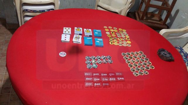 Desbarataron un casino clandestino en Federal