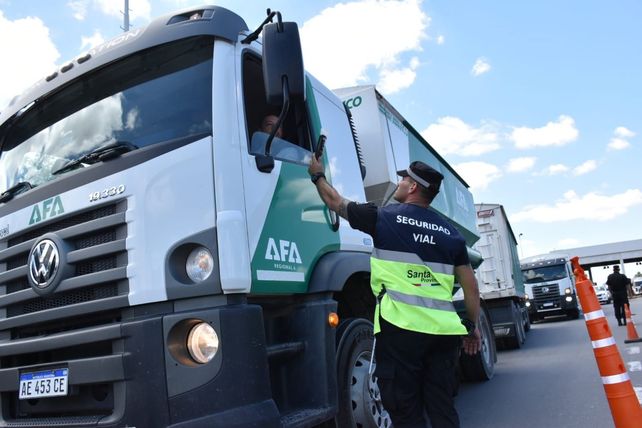 Se controló especialmente a los conductores profesionales que ingresaban a Santa Fe.&nbsp;