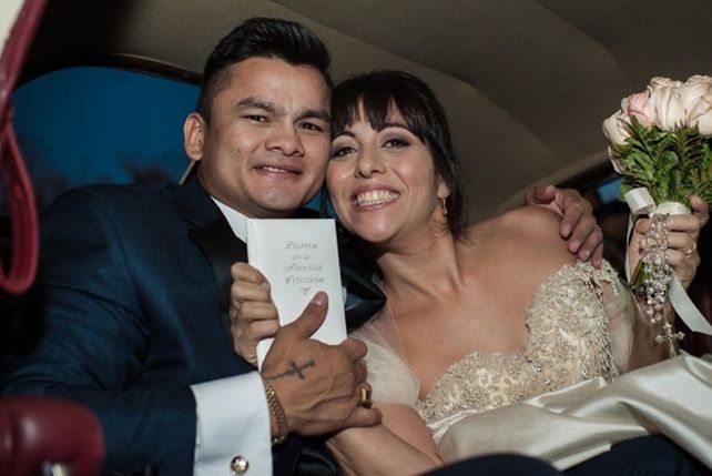 Las mejores fotos del casamiento del Chino Marcos Maidana
