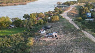 Río Paraná: las defensas en parte de la costa santafesina
