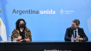 Vizzotti remarcó que los contagios en Argentina bajaron 85 por ciento en tres meses