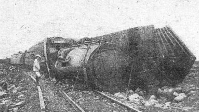 Descarrilamiento similar al de Coronel Aguirre ocurrido en Jujuy en 1921.