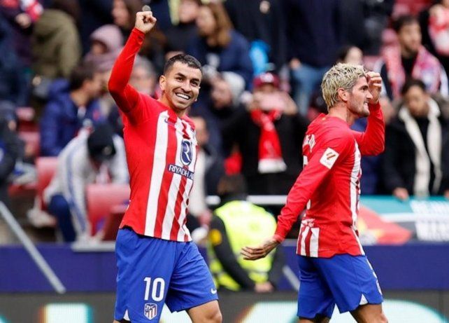 Ángel Correa anotó en el triunfo del Atlético Madrid ante Almería
