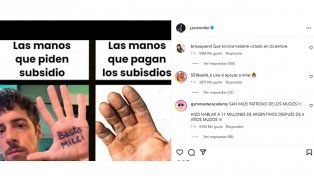 El actor Esteban Lamothe difundió la foto original que utilizaron los troll. Dedíquese a gobernar, le dijo a Javier Milei quien retuiteó el posteo falso