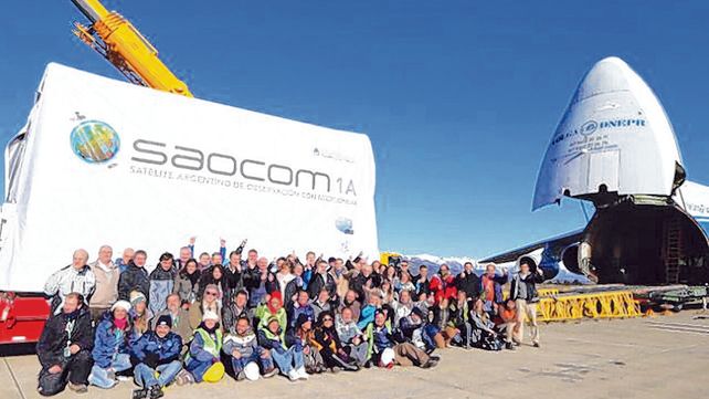 El Saocom 1a. El vehículo espacial argentino fue construido por científicos