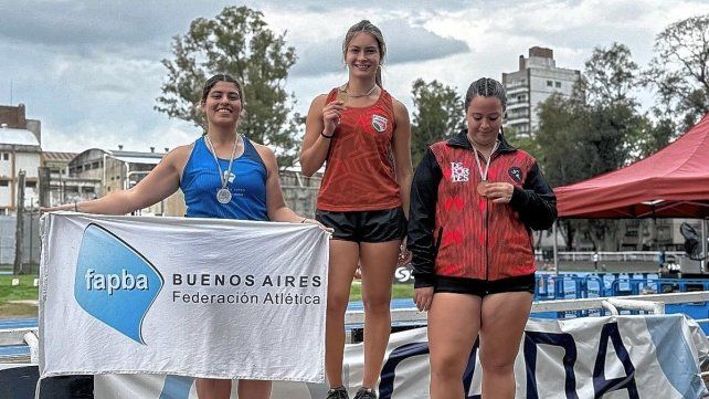 La concordiense Carmela Cocco se consagró campeona con récord en el Nacional U20.