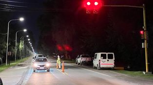 Roldán. Escalante inauguró la iluminación de la ruta 9 entre la calle San Sebastián y la ruta A-012