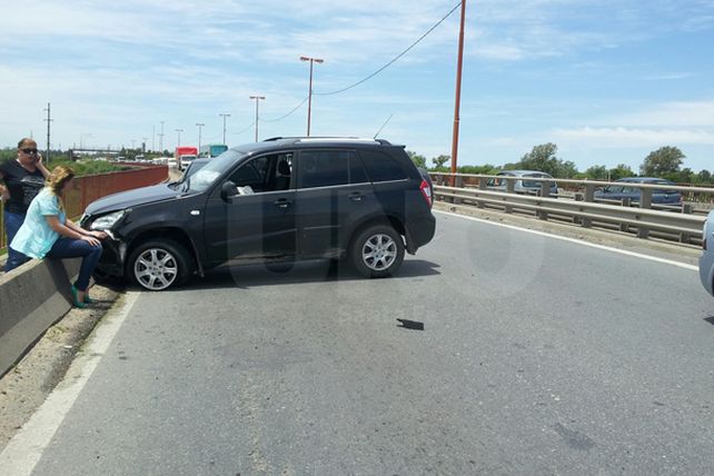 Choque en la ruta 168 a la altura del Arroyo Saladillo