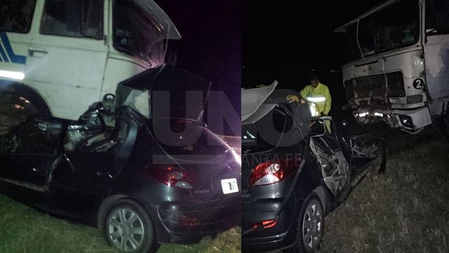 Murió un automovilista en un choque frontal con un camión en el sur provincial