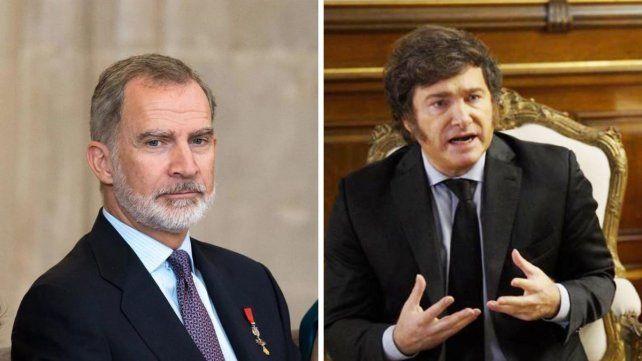 Desde la Casa Real de España se anunció que Felipe VI no recibirá a Javier Milei al ser que su viaje es de carácter privado