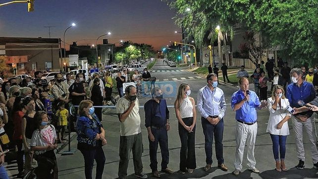 Bordet y Bahl habilitaron el nuevo bulevar Racedo en Paraná