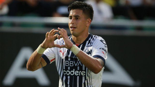 Maxi Meza marcó un gol en el triunfo del líder Monterrey en la Liga de México