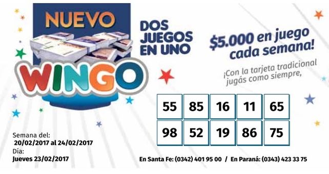 Wingo semanal