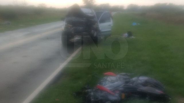 Identificaron al motociclista que murió al chocar con una camioneta en Arroyo Aguiar
