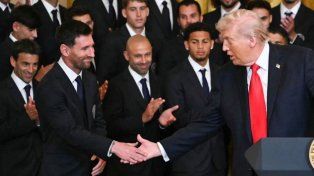 Lionel Messi estuvo con Donald Trump en la Casa Blanca