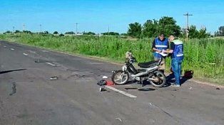 Ruta 18: es grave el cuadro clínico de la beba que se cayó de una moto