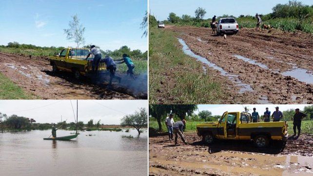 Vecinos de Ceibas apuntaron a un senador provincial que destrozó los caminos sacando su hacienda por la creciente&nbsp;
