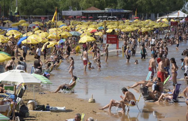 Las playas del balneario La Florida