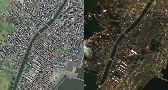 Fotogaler&iacute;a: Google Earth muestra las im&aacute;genes de antes y despu&eacute;s del terremoto y tsunami