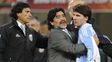 maradona dijio que su invitacion a la fiesta de messi se perdio en alguna parte