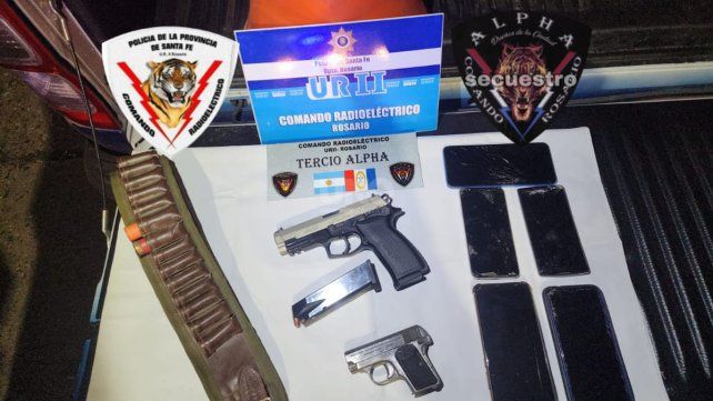 Rosario: siete detenidos por la Policía con armas y balas de guerra en el barrio Las Flores