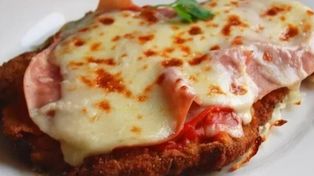 Las milanesas a la napolitana, plato preferido de Lionel Messi, capitán de la selección argentina.