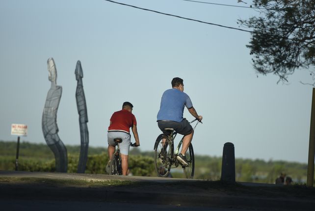 Un jueves con tiempo ideal en Rosario.