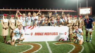 Los Pumas se quedaron la medalla de bronce en el Seven de Dubai.