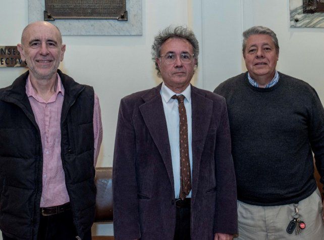 Gabriel y Fernando Sauro y Guillermo Daminato