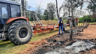 El allanamiento en la zona rural dejó como saldo el hallazgo de distintos elementos fruto de delitos
