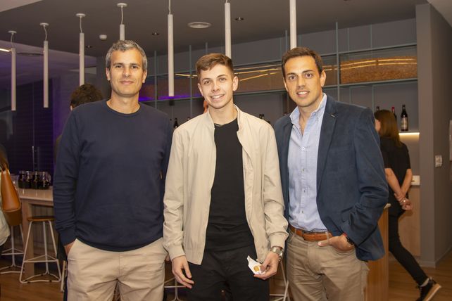 Matías Carrillo, Juan Pablo Orlov y Fernando Storchi