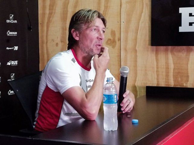 El DT Gabriel Heinze.