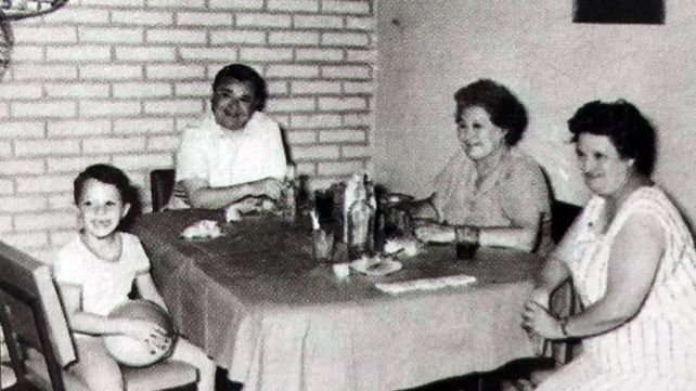 Fito con su papá
