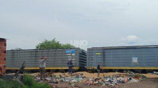 Tren descarrilado