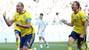 Suecia le ganó a Corea con la ayuda del VAR
