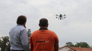 Los drones para seguridad comenzarán a sobrevolar esta semana la ciudad